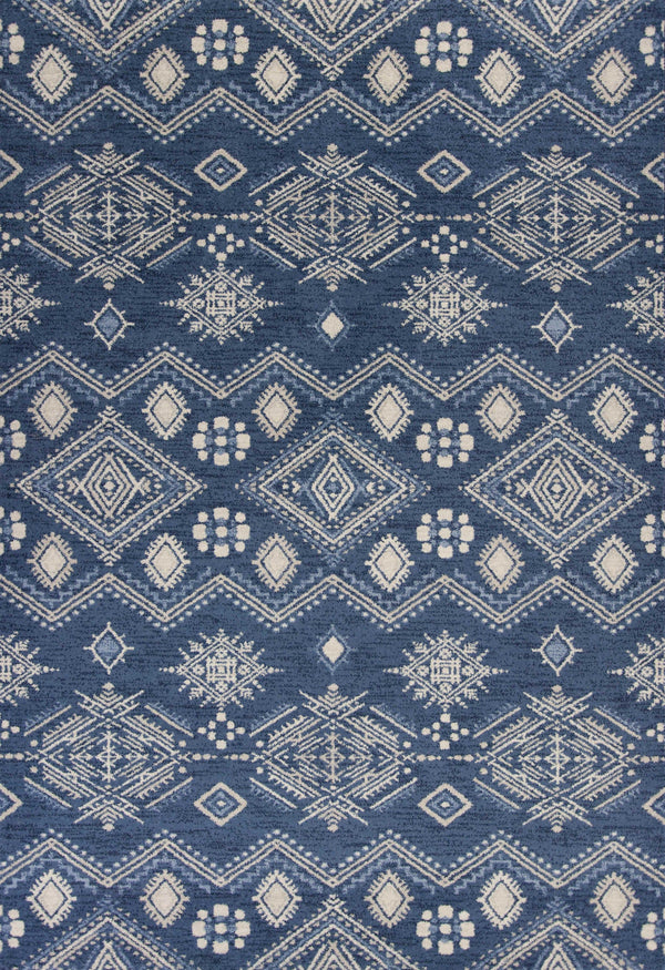 Denim Rug - 5'3" x 7'7" Polypropylene Demin Area Rug