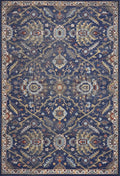 Royal Blue Rug - 5'3"X 7'7" Polypropylene Royal Blue Area Rug