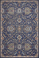 Royal Blue Rug - 5'3"X 7'7" Polypropylene Royal Blue Area Rug