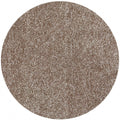 Round Rugs - 6' Round Polyester Beige Heather Area Rug
