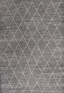 Gray Rug - 5'3"X 7'7" Polypropylene Grey Area Rug