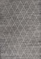 Gray Rug - 5'3"X 7'7" Polypropylene Grey Area Rug