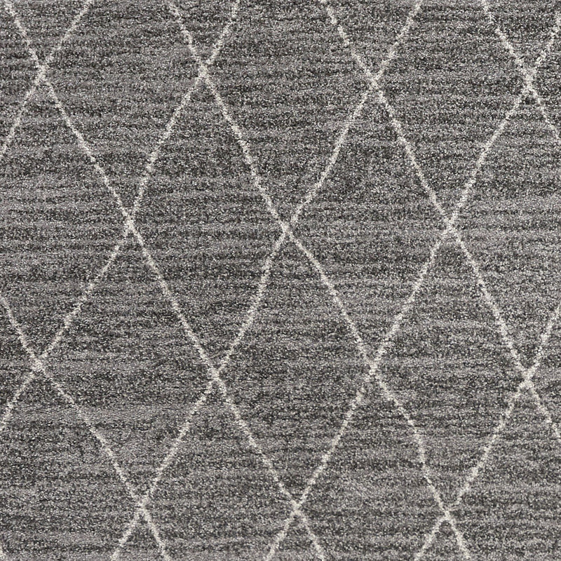 Gray Rug - 5'3"X 7'7" Polypropylene Grey Area Rug