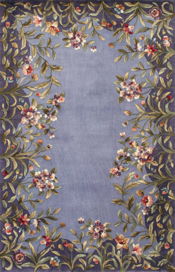Cheap Rugs - 3'6" x 5'6" Wool Lavender Area Rug
