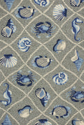 Gray Rug - 5' x 7'6" UV-treated Polypropylene Grey Area Rug