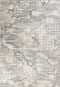 Ivory Area Rug - 5'3" x 7'7" Polypropylene Ivory/Mist Area Rug