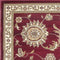 Round Rugs - 7'7" Round Polypropylene Red Area Rug