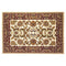 Red Area Rugs - 7'7" Octagon Polypropylene Ivory/Red Area Rug