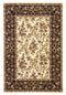 Round Rugs - 7'7" Round Polypropylene Ivory/Black Area Rug