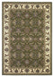 Round Rugs - 7'7" Round Polypropylene Green/Ivory Area Rug