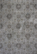 Silver Rug - 5'3" x 7'7" Viscose Silver Area Rug