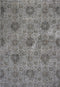 Silver Rug - 5'3" x 7'7" Viscose Silver Area Rug