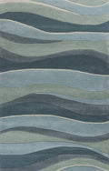 Cheap Rugs - 5' x 8' Wool Ocean Area Rug