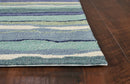 Ocean Rug - 2' x 3' UV-treated Polypropylene Ocean Area Rug