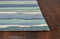 Ocean Rug - 2' x 3' UV-treated Polypropylene Ocean Area Rug