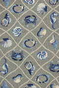 Gray Rug - 2' x 3' UV-treated Polypropylene Grey Area Rug