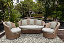 Grey Living Room Rug - 2' x 3' UV-treated Polypropylene Ivory/Grey Area Rug