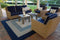 Navy Rug - 21" x 34" UV-treated Polypropylene Slate/Navy Area Rug