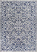 Cheap Carpet - 26" x 45" Polyester Slate Blue Area Rug