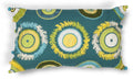 Accent Pillows - 12" x 20" Cotton Blue-Green Pillow