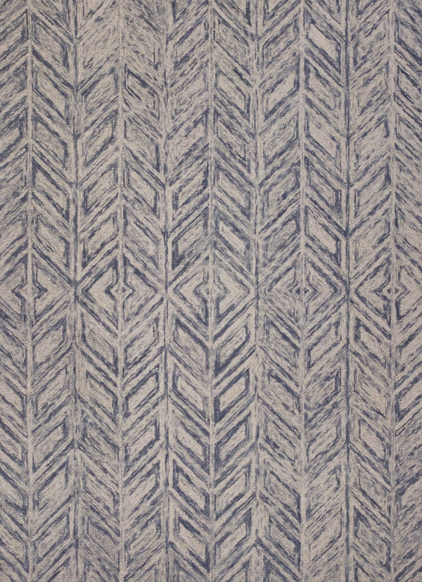 Cheap Area Rugs - 27" X 45" Wool Blue Area Rug