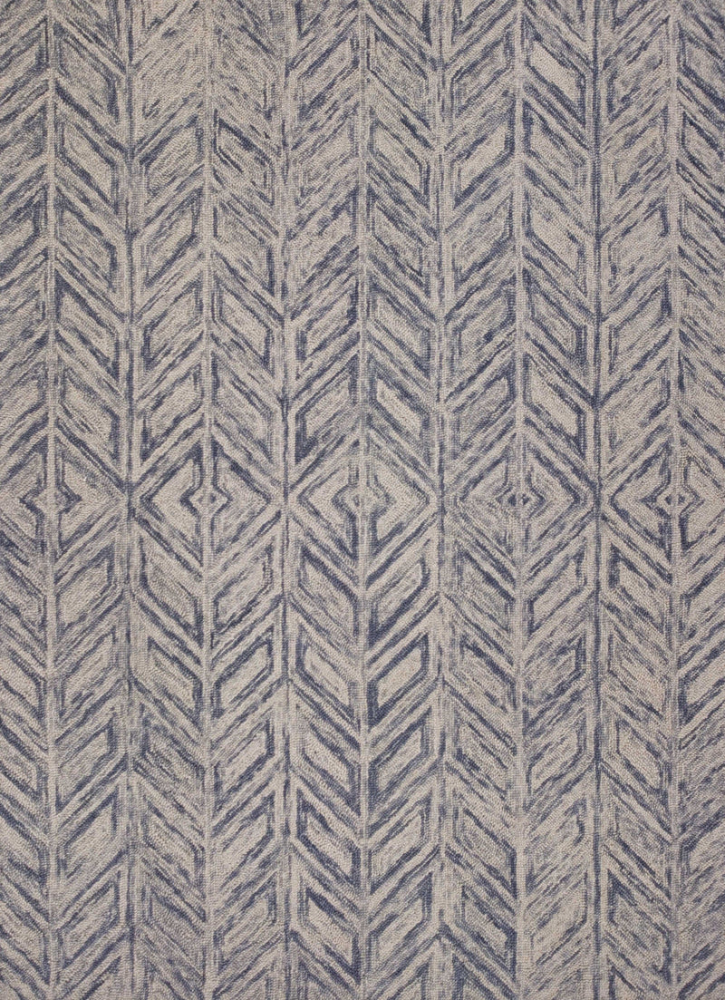 Cheap Area Rugs - 27" X 45" Wool Blue Area Rug