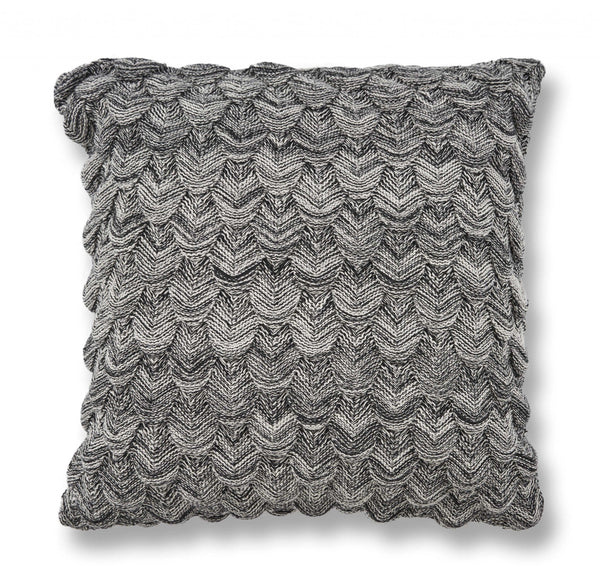 Black Throw Pillows - 20" x 20" Cotton Black Pillow