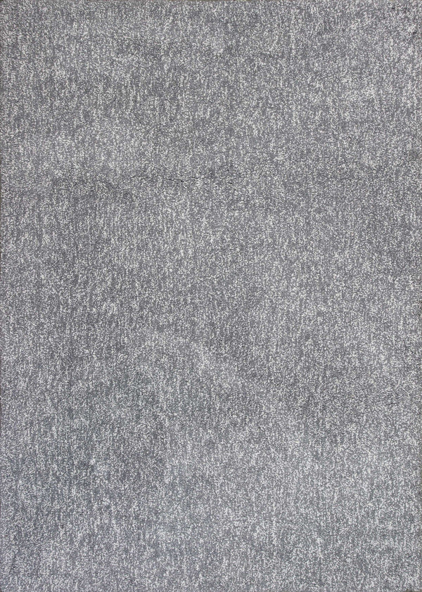 Grey Living Room Rug - 27" X 45" Polyester Grey Heather Area Rug