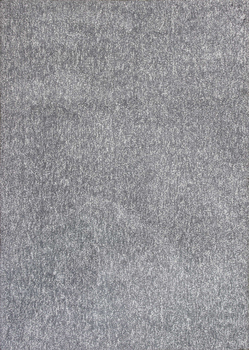 Grey Living Room Rug - 27" X 45" Polyester Grey Heather Area Rug