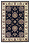 Runner Rugs - 2'2" x 7'11" Runner Polypropylene Black/Ivory Area Rug