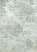 Silver Rug - 3'3" x 4'11" Polyester Sand Silver Area Rug