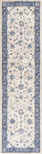 Kitchen Runner Rugs - 2'2" x 7'10" Runner Polypropylene Grey/Sky Blue Area Rug