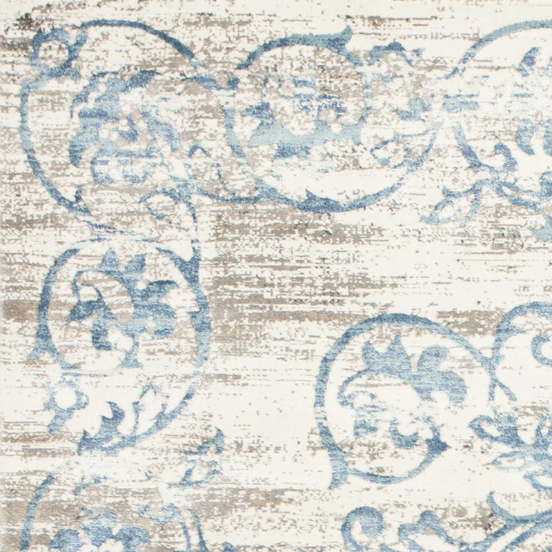 Rugs USA - 3'3" x 4'7" Polypropylene Ivory/Blue Area Rug