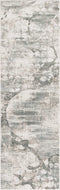 Kitchen Runner Rugs - 2'2" x 6'11" Runner Polypropylene Ivory/Mist Area Rug