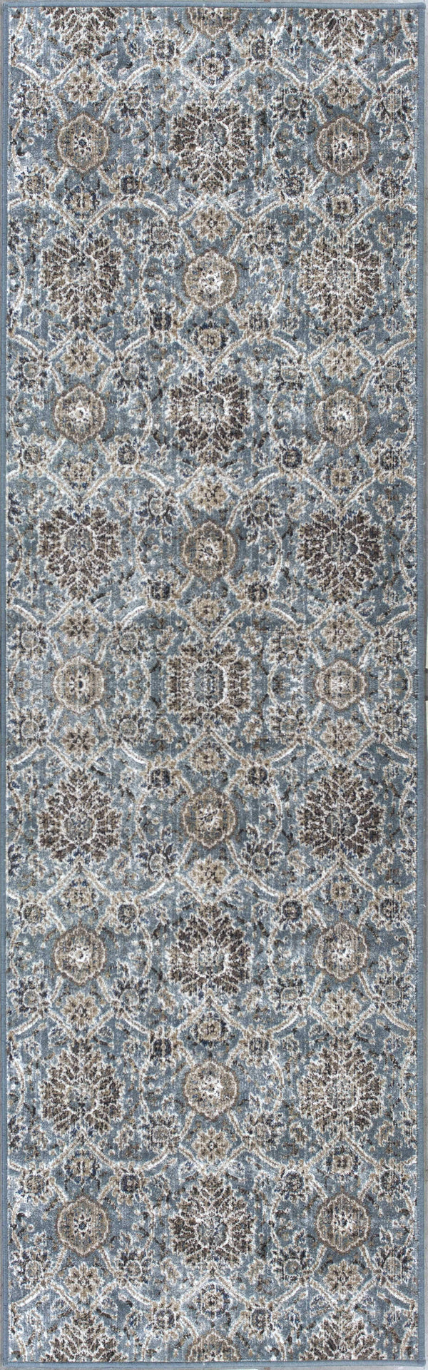 Kitchen Runner Rugs - 2'2"X 6'11" Runner Viscose Slate Area Rug