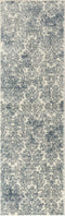 Kitchen Runner Rugs - 2'2"X 6'11" Runner Viscose Ivory/Blue Area Rug