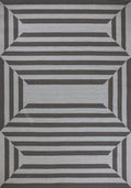 Living Room Carpet - 3' x 5' UV-treated Polypropylene Charcoal Area Rug