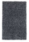 Black Area Rugs - 3'3" x 5'3" Polyester Black Heather Area Rug