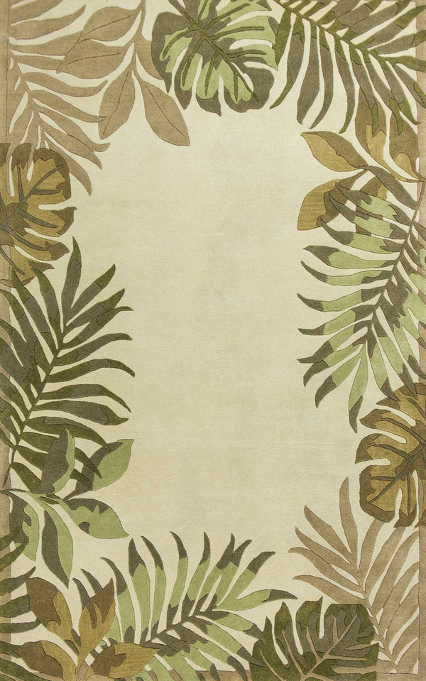 Cheap Area Rugs - 30" X 50" Wool Ivory Area Rug