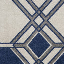 Rugs USA - 5'3" x 7'7" UV-treated Polypropylene Ivory/Denim Area Rug