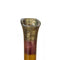 Cheap Vases - 8'.25" X 6'.75" X 20" Brown, Amber, Burgundy, Green Ceramic Lacquered Striped Long Neck Bud Vase