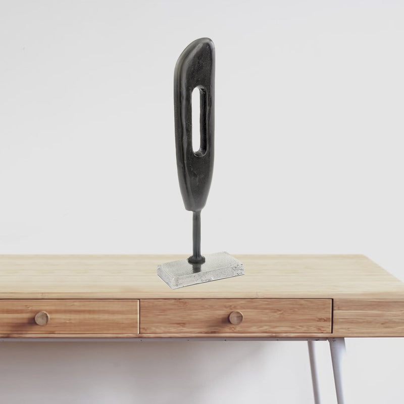 Sculptures For Sale - 3" x 6" x 17" Bronze/Buffed Ranura Thin - Slotted Sculpture