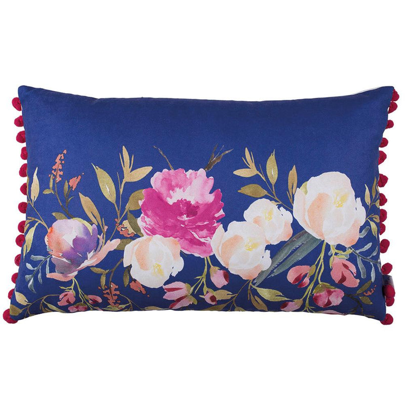 Throw Pillow Covers - 20"x 12" Flower Rectangle Vase Printed Decorative Throw Pillow Cover