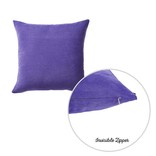 Throw Pillow Covers - 20"x20" Lilac Honey Decorative Throw Pillow Cover 2 pcs in set