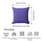 Throw Pillow Covers - 20"x20" Lilac Honey Decorative Throw Pillow Cover 2 pcs in set