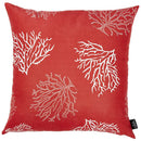 Couch Pillow Covers - 18"x18"Red Nautica Reef Decorative Throw Pillow Cover Printed