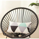 Throw Pillow Covers - 20"x 12" Blue Gray Skandi Modern Decorative Throw Pillow Cover