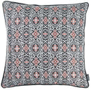 Throw Pillow Covers - 17"x 17" Multicolor Jacquard Aristo Decorative Throw Pillow Cover