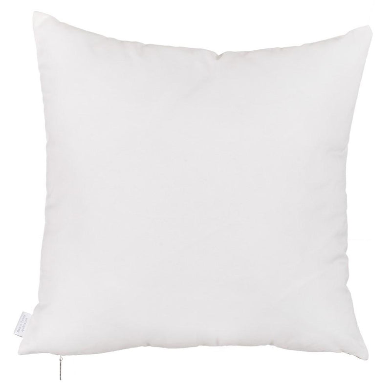 Throw Pillow Covers - 18"x 18" Happy Square Quote Printed Decorative Throw Pillow Cover Pillowcase