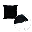 Black Throw Pillows - 20"x20" Black Honey Decorative Throw Pillow Cover (2 pcs in set)